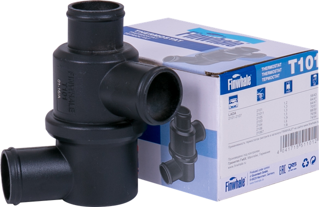 Термостат Finwhale для ВАЗ 2104 1985-2012. Артикул T101