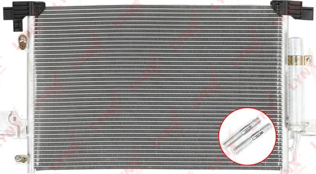 Радиатор кондиционера (конденсатор) LYNXauto. Артикул RC-0074