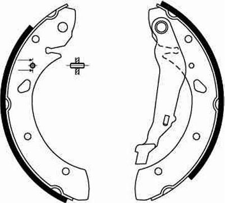 Тормозные колодки TRW задние для Toyota Avensis I 1997-2003. Артикул GS8632