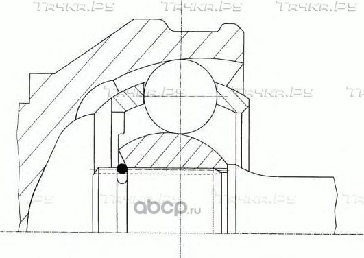 ШРУС VW CADDY II 1.9 D наруж. (GKN). Артикул 303001