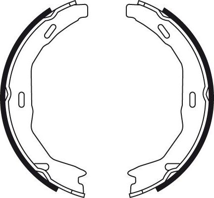 Тормозные колодки (стояночная тормозная система) TRW. Артикул GS8745