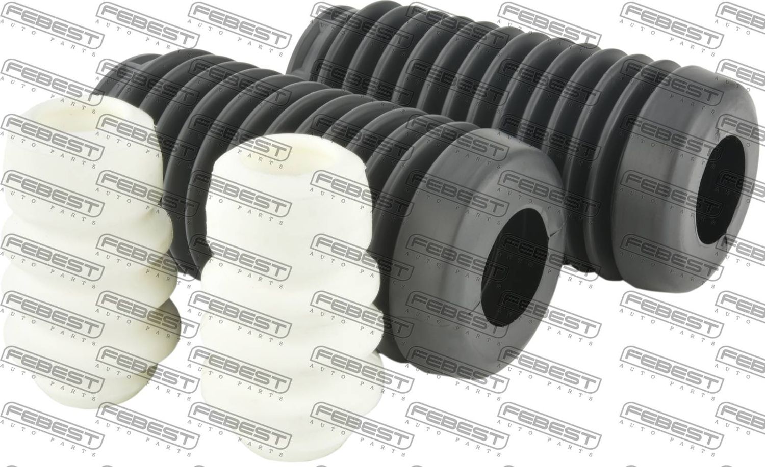 Комплект отбойников и пыльников амортизаторов (стоек) Febest. Артикул FDSHB-FUSF-KIT