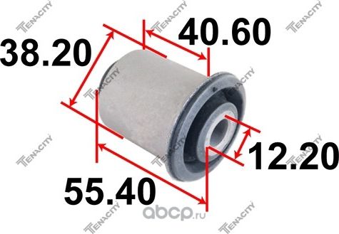 Сайлентблок рычага резиновый Tenacity (1658) AAMHY1013 Tenacity. Артикул AAMHY1013