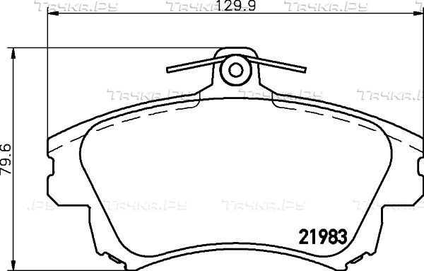 Тормозные колодки Nisshinbo. Артикул NP3028