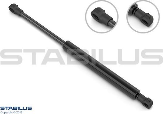 Амортизатор (упор) багажника Stabilus Lift-O-Mat®. Артикул 303555