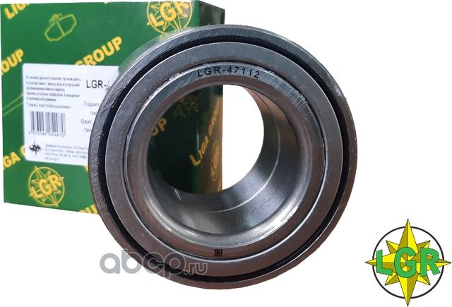 Подшипник ступицы (перед.) LGR-47112 для а/м NISSAN PRIMERA, X-TRAIL LGR. Артикул LGR47112