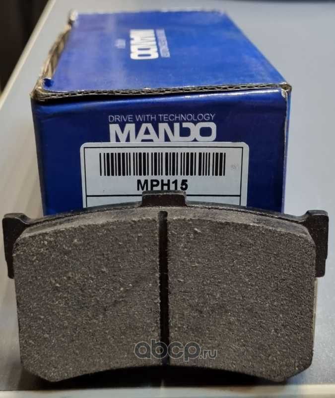 Тормозные колодки дисковые к-т (Mando). Артикул MPH15
