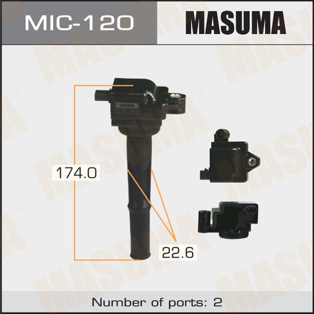 Катушка зажигания Masuma для Toyota 4Runner III 1995-2002. Артикул MIC-120
