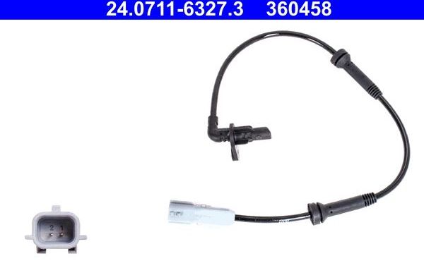 Датчик ABS ATE для Dacia Logan II 2012-2026. Артикул 24.0711-6327.3