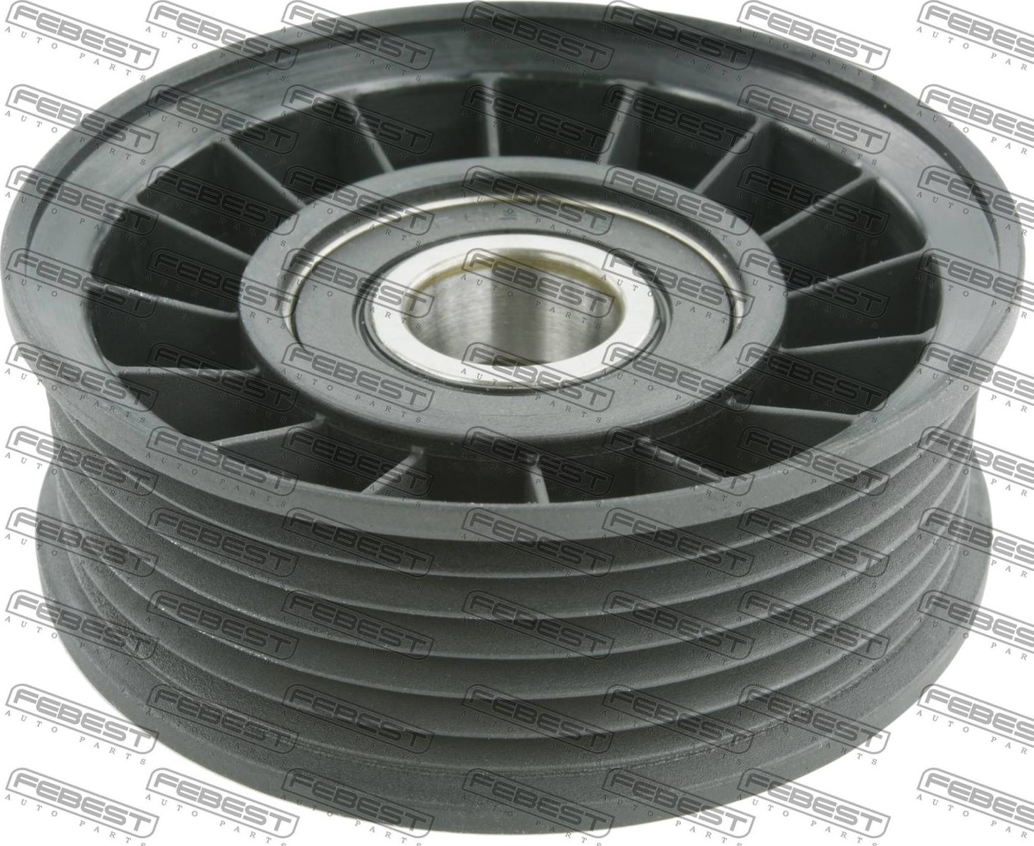 Натяжной ролик (натяжитель) приводного поликлинового ремня Febest. Артикул 3287-ESCIII