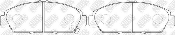 Тормозные колодки NiBK. Артикул PN8293