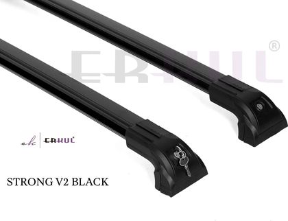 Багажные поперечины для интегрированных рейлингов Erkul Strong V2 P3 для Ford Focus III MKIII 2011-2018 Черные. Артикул 01.13.STG.P3.14.S