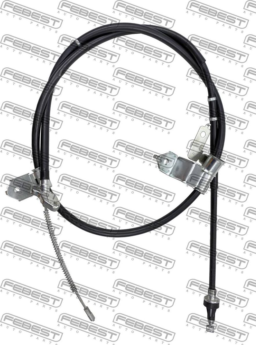 Трос ручника (тросик ручного тормоза) Febest. Артикул 0199-PCGRJ120LH