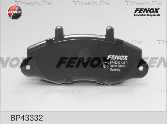 Тормозные колодки Fenox передние для Ford Transit V 1994-2000. Артикул BP43332