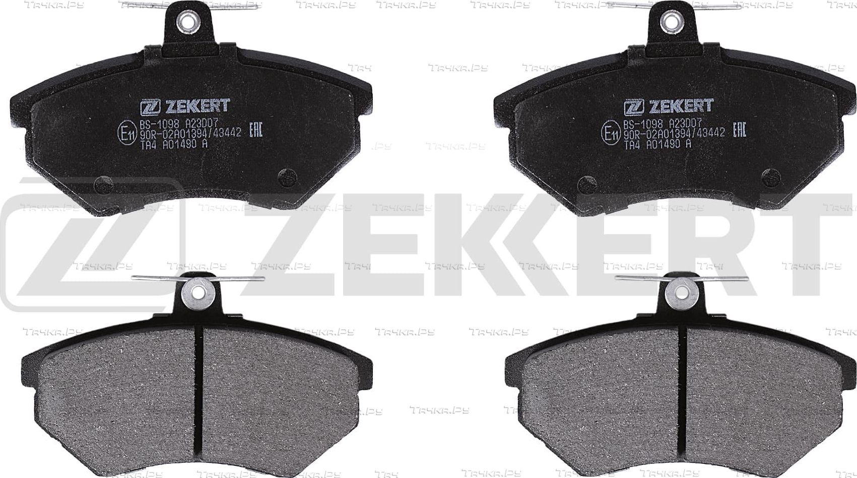 Тормозные колодки Zekkert передние для SEAT Toledo I 1991-1999. Артикул BS-1098