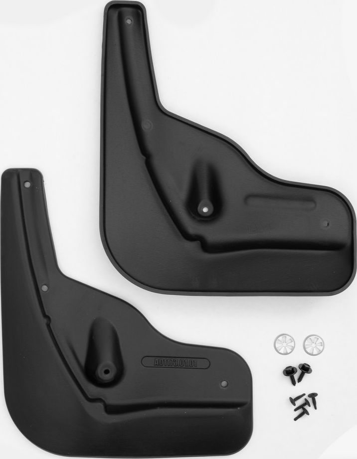 Брызговики REIN Стандарт передняя пара для Audi A6 C6 2004-2008. Артикул NLFD.A01173.F10