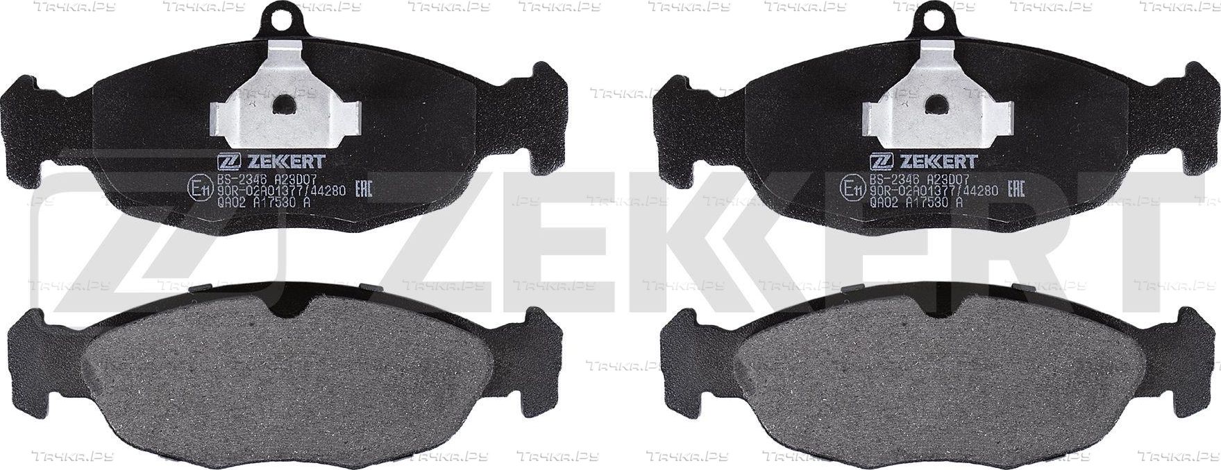 Тормозные колодки Zekkert передние для Chevrolet Lanos I 2005-2018. Артикул BS-2346