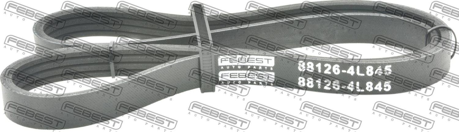 Приводной ремень поликлиновой Febest. Артикул 88126-4L845