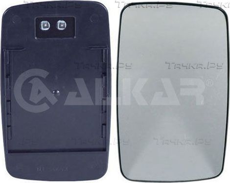 Зеркальное стекло бокового зеркала Alkar. Артикул 6432966