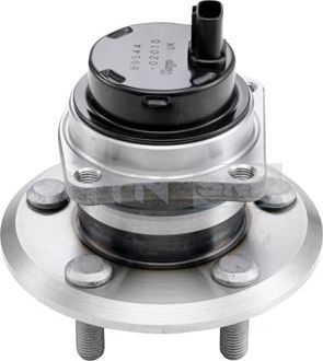 Ступица колеса с интегрированным подшипником NTN / SNR задняя для Toyota Celica VII (T230) 1999-2005. Артикул R169.65