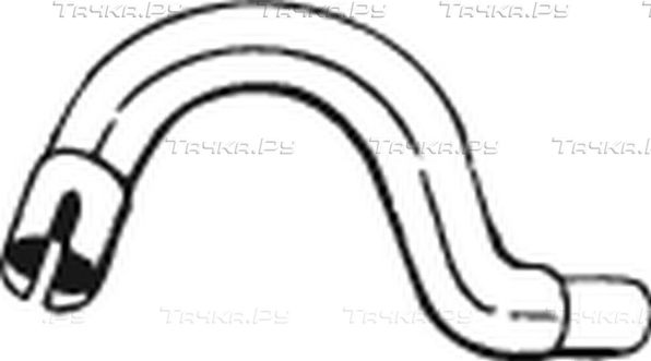 Глушитель (средняя часть) Bosal (Бельгия). Артикул 733-945