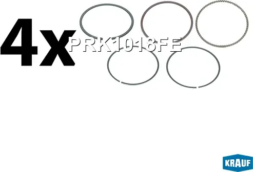 Кольца поршневые (Krauf). Артикул PRK1018FE