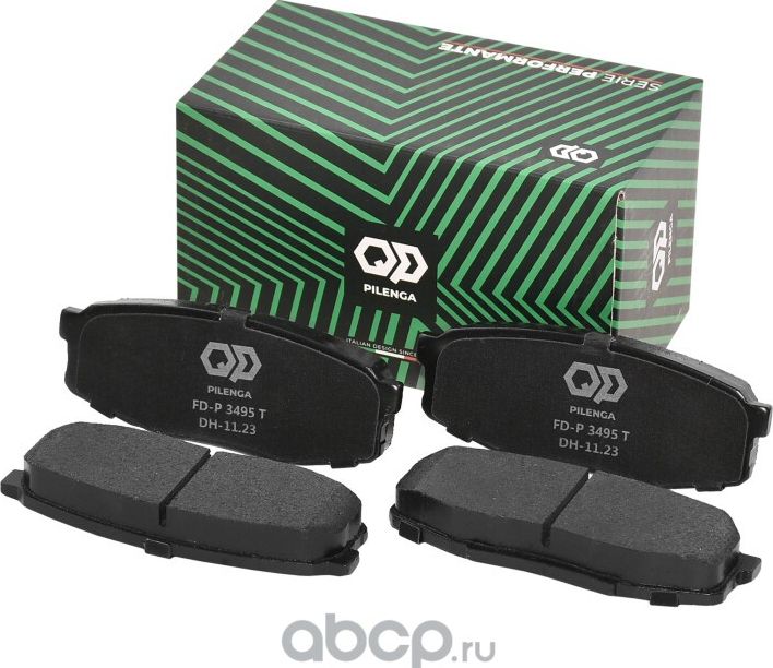 Колодки тормозные дисковые задние (Pilenga). Артикул FDP3495T