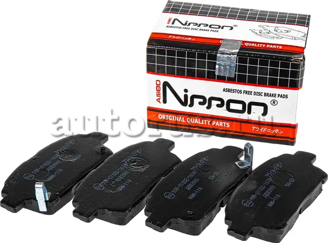 Колодки тормозные TOYOTA Corolla (02-),Yaris,Prius (00-) передние (4шт.) ALLIED (Allied Nippon). Артикул ADB3901