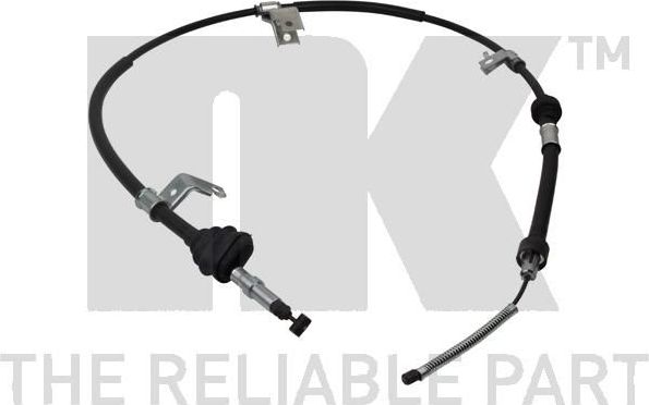 Трос ручника (тросик ручного тормоза) NK. Артикул 902647