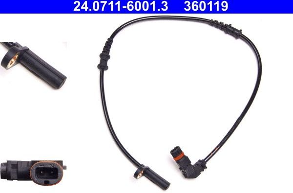 Датчик ABS ATE передний для Mercedes-Benz CLC-Класс 2008-2011. Артикул 24.0711-6001.3