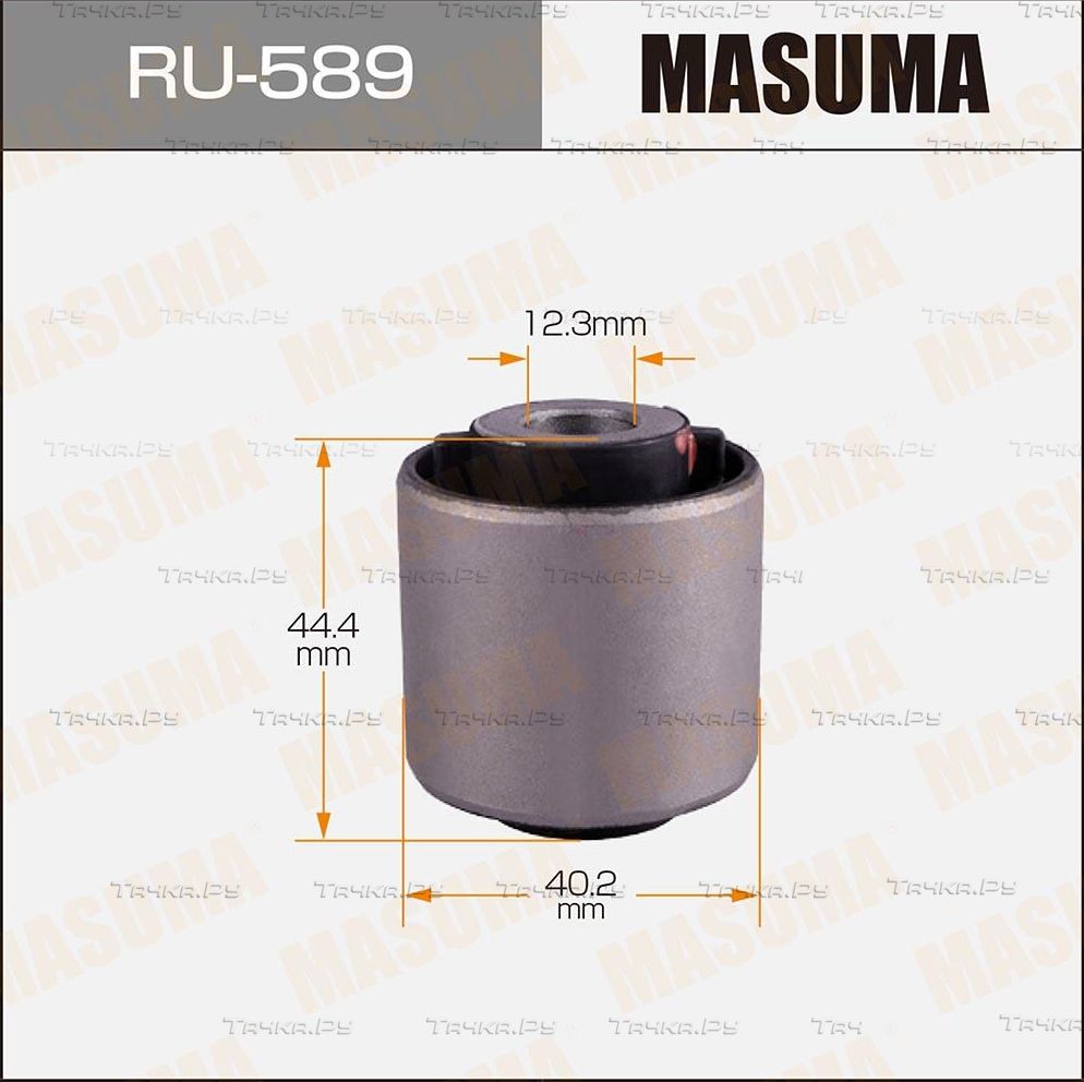 Сайлентблок заднего рычага подвески Masuma правый/левый нижний для Nissan 350Z I 2002-2009. Артикул RU-589
