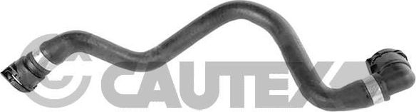 Патрубок радиатора (системы охлаждения) Cautex. Артикул 752674