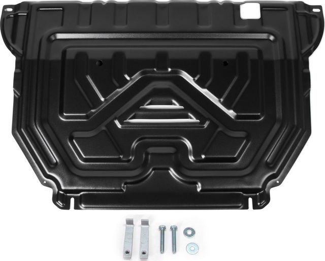 Защита AutoMax для картера и КПП Mitsubishi Outlander III поколение 2012-2018 2018-2026. Артикул AM.4036.2