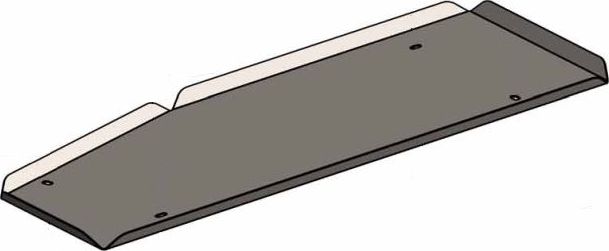 Защита алюминиевая Alfeco для топливного бака Dongfeng Rich 6 2021-2026. Артикул ALF.58.06al