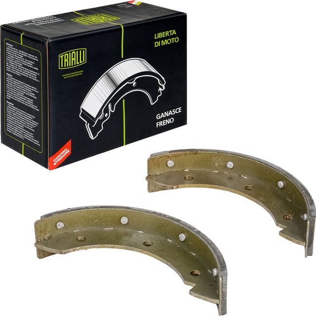 Тормозные колодки (стояночная тормозная система) Trialli задние для УАЗ Cargo (2360) 2004-2017. Артикул GF 243