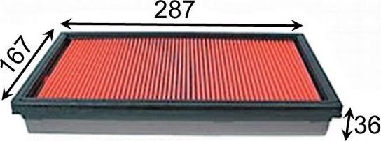 Воздушный фильтр JS Asakashi. Артикул A458J