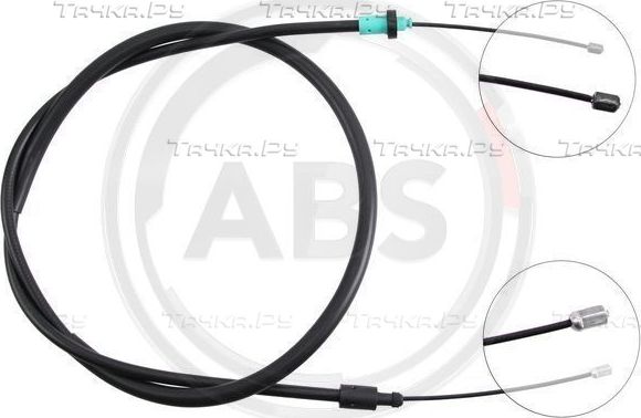 Трос ручника (тросик ручного тормоза) ABS. Артикул K16728