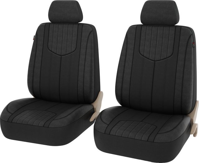 Чехлы универсальные PSV GTL Prime 2 FRONT на сидения, цвет Черный. Артикул 132684