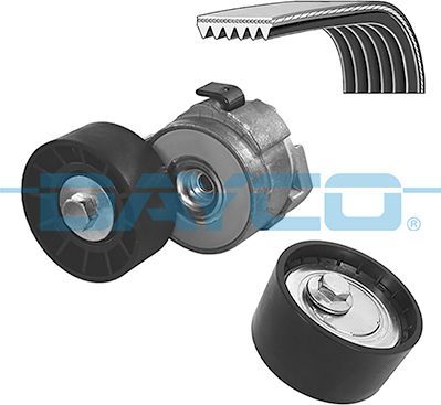 Приводной ремень поликлиновой с роликами (комплект) Dayco для Fiat Ducato III 2006-2026. Артикул KPV1222