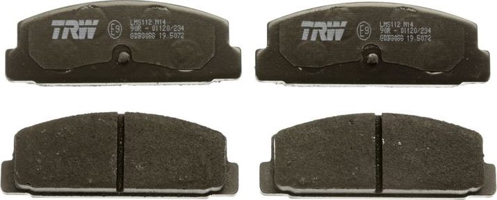 Тормозные колодки TRW COTEC. Артикул GDB3088