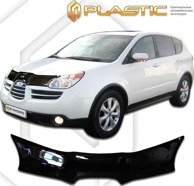 Дефлектор СА Пластик для капота (Classic черный) Subaru Tribeca B9 2004. Артикул 2010010105778