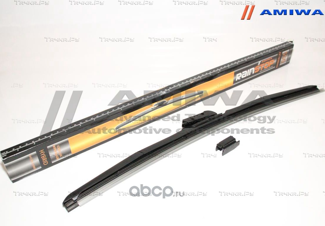 ЩЁТКА СТЕКЛООЧИСТИТЕЛЯ ГИБРИДНАЯ УНИВЕРСАЛЬНАЯ 550MM (Amiwa). Артикул AWB22HU