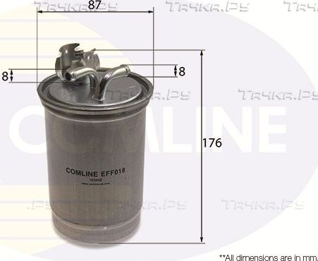 Топливный фильтр Comline для Volkswagen Passat B3 1988-1997. Артикул EFF018
