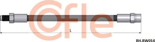 Тормозной шланг Cofle. Артикул 92.BH.BW014