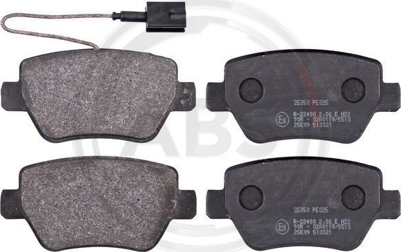 Тормозные колодки ABS задние для Maserati Quattroporte VI 2013-2026. Артикул 35350