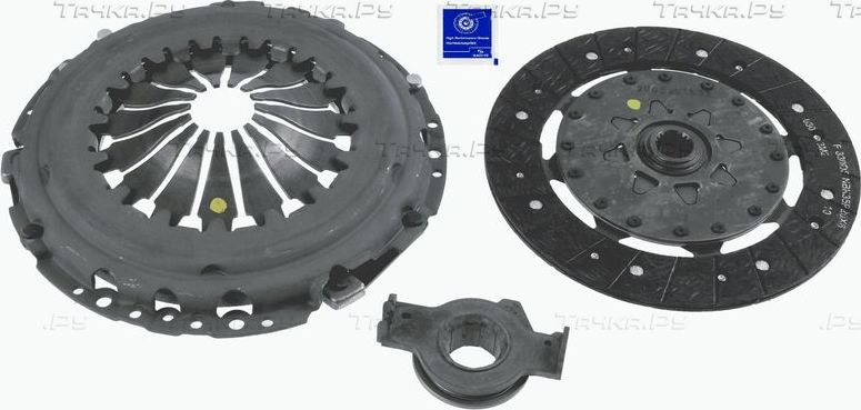 Сцепление (комплект) SACHS для Alfa Romeo 147 I 2003-2010. Артикул 3000 951 531