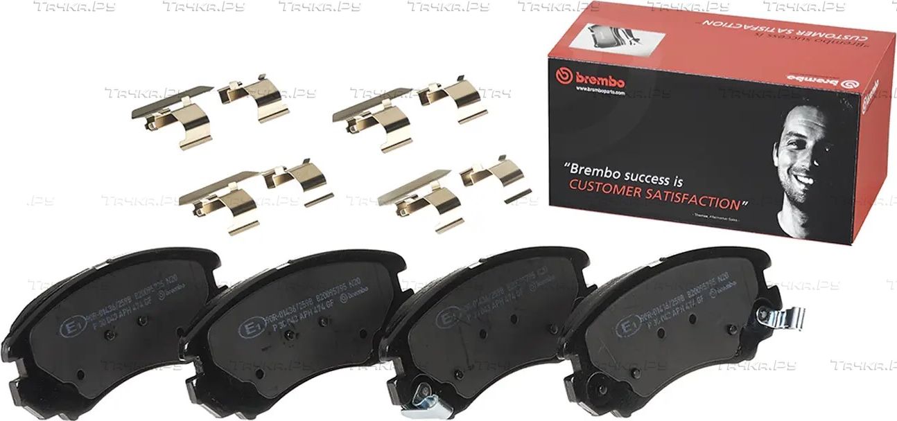 Тормозные колодки Brembo PRIME LINE. Артикул P 30 043