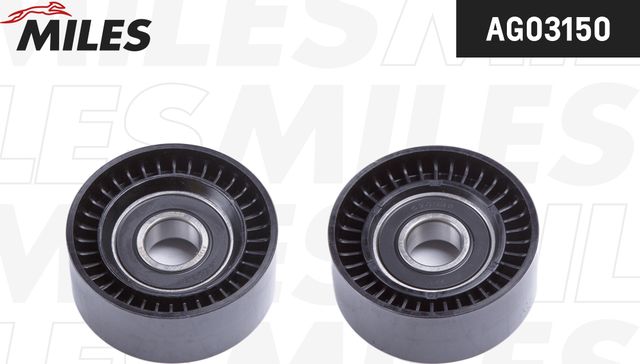 Натяжной ролик (натяжитель) приводного ремня Miles. Артикул AG03150