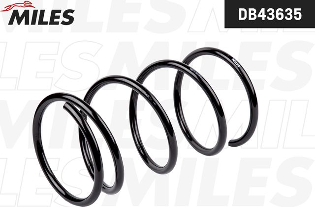 Пружина подвески Miles передняя для Mitsubishi Lancer X 2010-2017. Артикул DB43635