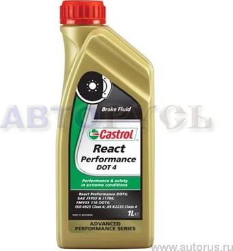 Жидкость торм React Perform DOT4 1л (4671570060) (Castrol). Артикул 157F8B